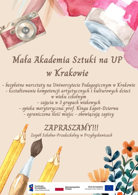 Mała Akademia Sztuki na UP w Krakowie