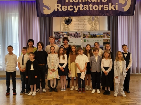 Gminny Konkurs Recytatorski. Kwiecień 2024 r.