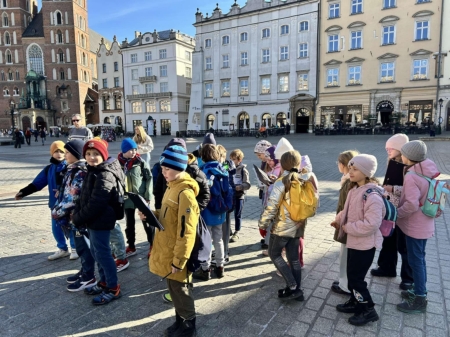 Wycieczka klas trzecich ''Krakuskowym Tropem''