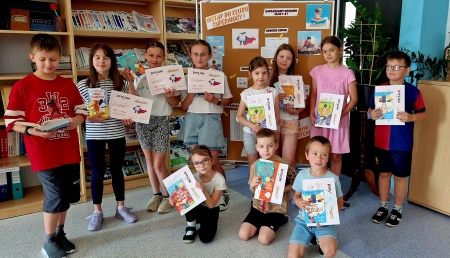 Finał akcji biblioteki szkolnej: Klub SuperMOCY